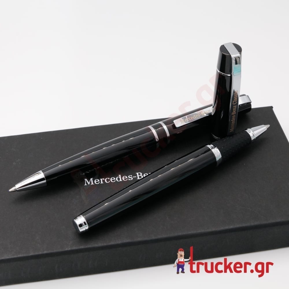 ΣΕΤ ΣΤΥΛΟ (ΓΝΗΣΙΑ) ROLLERBALL & PEN, MERCEDES (Συλλεκτικό Κομμάτι)